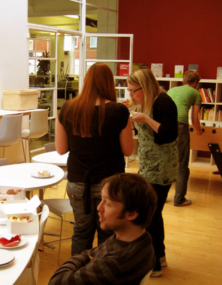 Cakes, books and table football